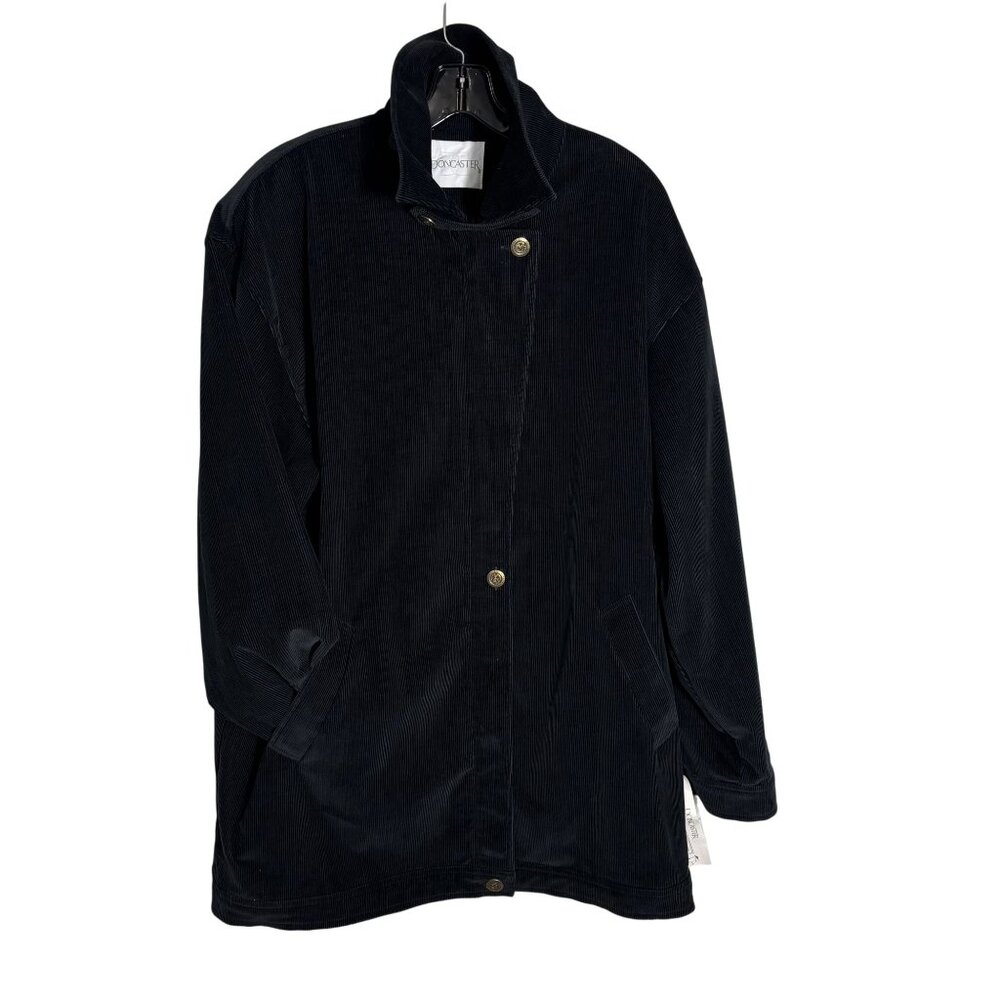 Vintage Black DonCaster Corduroy Jacket Casual/Chore/Retro Style